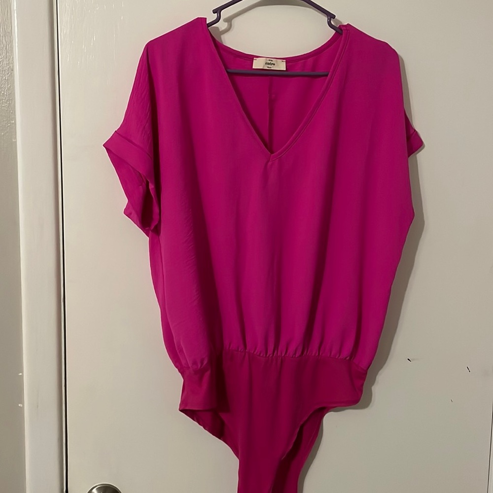 Pink bodysuit